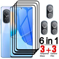 [Electronic film] 6 In 1กระจกนิรภัยสำหรับ Huawei Nova 9 SE ป้องกันหน้าจอฝาครอบฟิล์ม9SE Nova9SE ป้องกัน