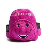 CODNew Barney And Friends Plush Kindergarten School Bag Dinosaur Backpack Cute Gift