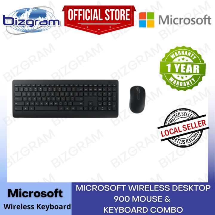 MICROSOFT WIRELESS DESKTOP 900 MOUSE & KEYBOARD COMBO Lazada Singapore
