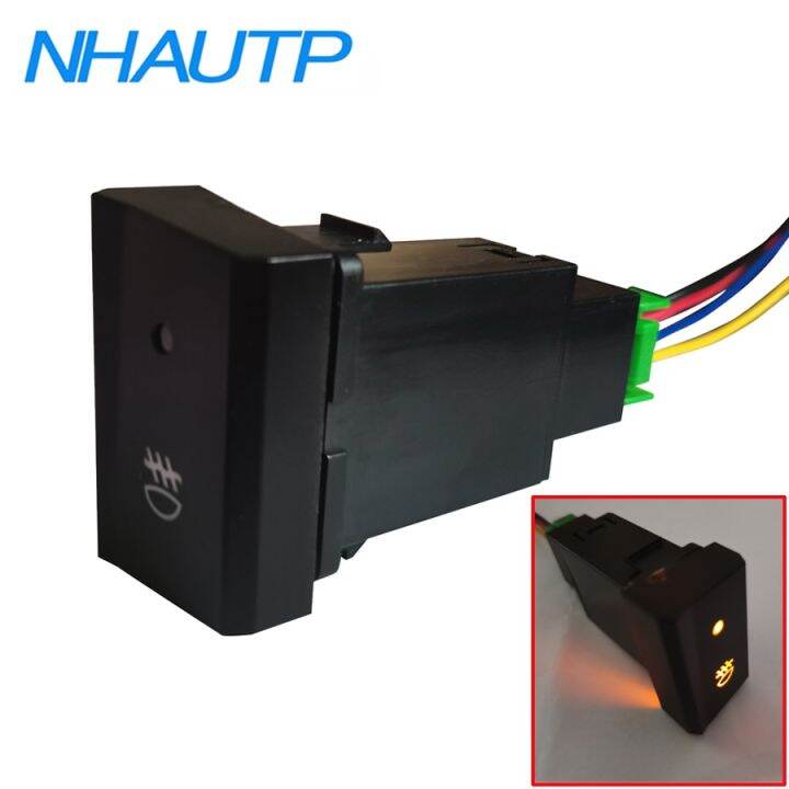 NHAUTP 1Pcs 5 Pin Car Fog Light Button Switch For Hyundai Accent 12V