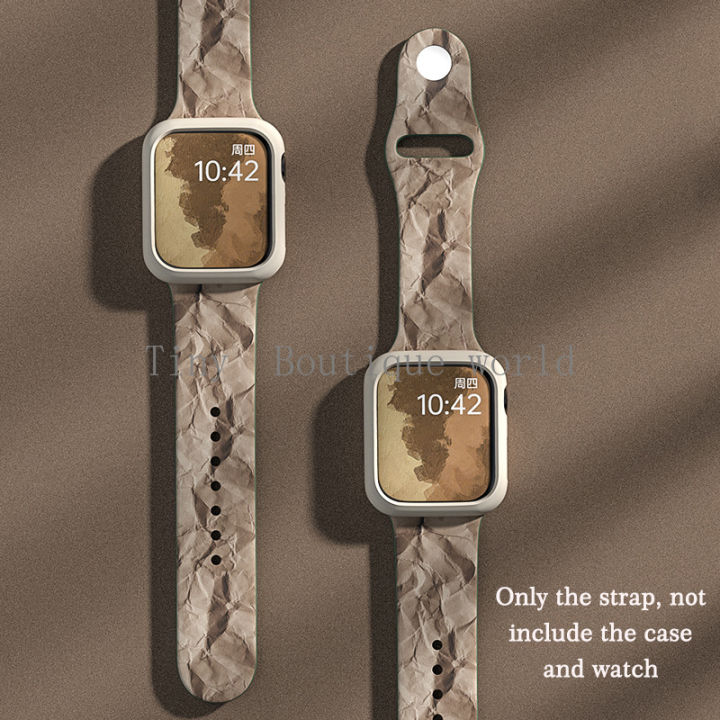 สายซิลิโคนสำหรับ-apple-watch-7-band-44mm-45mm-42mm-สายรัดข้อมือสำหรับ-i-watch-40mm-38mm-41mm-correa-series-6-5-3-se-7-ไม่รวมนาฬิกาและเคส
