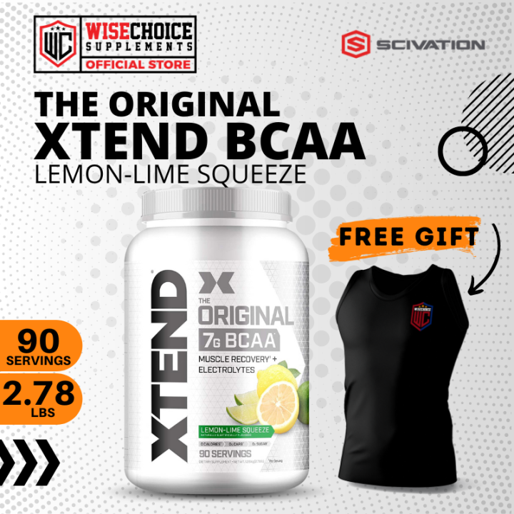 SCIVATION XTEND BCAAS 90 SERVINGS LEMON LIME SQUEEZE FLAVOR Lazada PH