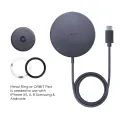 ORBIT 15W Magnetic MagSafe & Qi Wireless Charger for i-Phone 13, 12, 11, X, 8, Samsung and Android phones. 