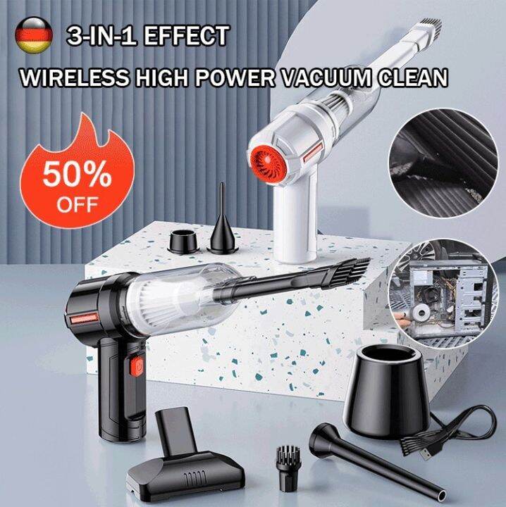 Ezey 3 in 1 high power vacuum cleaner Handheld vehicle mounted vacuum