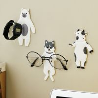 Cute Animal Block Key Hooker Wall Coat Hook Kitchen Accessories Modern Decoration Home Hall Organization Door Decorative Hook Picture Hangers Hooks