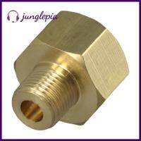 JUNGLEPIA 3/8 "ข้อต่อทองเหลืองชายทองแดง1/2" อะแดปเตอร์ตัวเมียไฮดรอลิกก๊าซธรรมชาติ