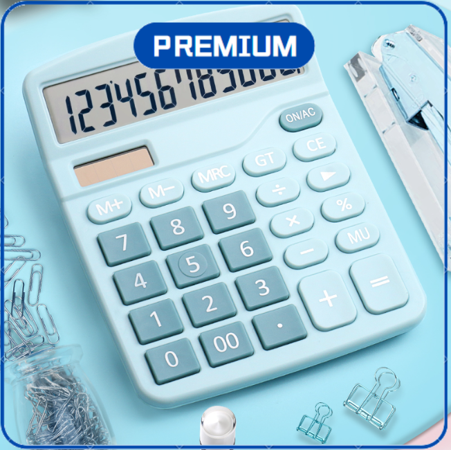 𝗣𝗥𝗘𝗠𝗜𝗨𝗠 12Digit Solar Scientific Calculator Desktop Financial Office