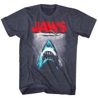 Movie Meg 2 The Trench（Jaws） graphic cotton O-neck T-shirt for men