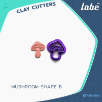 Mushroom Shape B Clay Cutter/ Clay Tools/ Clay Earring Cutter/ Plastic Polymer Cutter/ Polymer Clay Cutter/ แม่พิมพ์กดดินโพลิเมอร์ทำต่างหู/ ทำต่างหู DIY/ รูปทรงดอกเห็ด