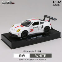 Super Race 911 Racing รถโลหะผสมรุ่นเสียงและแสงเปิดประตูเด็กของเล่นรถจำลองรถรุ่น Collection Ornaments