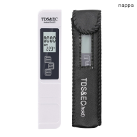 ✨[nappa] เครื่องทดสอบน้ำดิจิตอลแบบพกพา tds ec เครื่องทดสอบคุณภาพน้ำ0-9990ppm เครื่องทดสอบความบริสุทธิ์ของน้ำเครื่องทดสอบอุณหภูมิปากกานิวเคลียร์