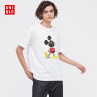 Uniqlo เสื้อยืดแขนสั้นพิมพ์ลายพร้อมรูปการ์ตูนหนูสำหรับทั้งผู้ชายและผู้หญิง447193