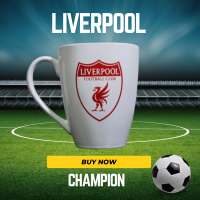 แก้วกาแฟทีมลิเวอร์พูล Liverpool แก้วลิเวอร์พูล แก้วเซรามิคมัคอย่างดี ทนความร้อน เข้าไมโครเวฟได้