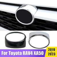 กระจังหน้ารถโลโก้ตกแต่งกรอบครอบตัดสติกเกอร์สำหรับโตโยต้า RAV4 RAV 4 2019 2020 2021 2022 2023 XA50ไฮบริดอุปกรณ์เสริม