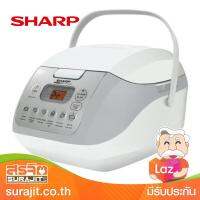 SHARP หม้อข้าวดิจิตอล 1.0 ลิตร สีขาว รุ่น KS-COM10 WH