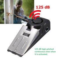 （HOT NEW） Anti Theft Burglar Alert Home SafeDetection Wedge Door Stop Alarm ใช้งานง่ายฝาครอบสแตนเลส