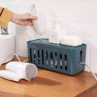 Power Strip Storage Box การกระจายความร้อนแบบกลวงง่าย 6 ช่องเสียบสายชาร์จสำหรับ Home