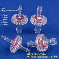 ▥✢ 5 200pcs GPPS Transparent Check Valve Garden Irrigation Hose Non-Return Valve Aquarium Tank Air Pump One-way Valve Pagoda Joint