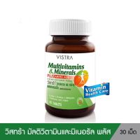 Vistra Multivitamins &amp; Minerals PLUS AMINO ACID 30 เม็ด