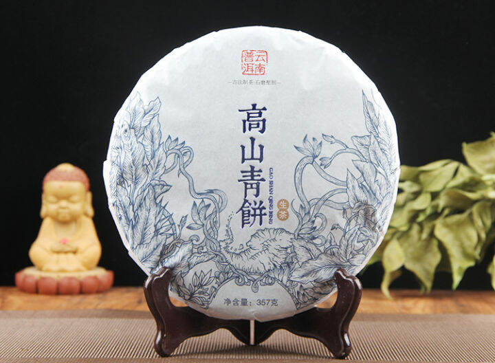 yunnan-menghai-ผู่เอ่อร์สดชา-puerh-เค้ก357g