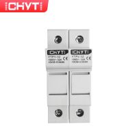 【YF】℡✼  CHYT Shipping YTPV-32 Fusible 2P 1000V 32A 10x38mm PV Fuse Holder Indicator