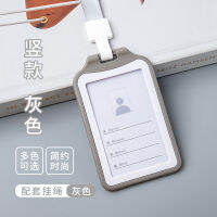 Work ID card sleeve with lanyard custom kindergarten pick-up card badge badge hanging neck student campus cute bank bus meal card traffic protective sleeve PVC transparent storage label Large quantity and excellent price customized inner page lanyard pri