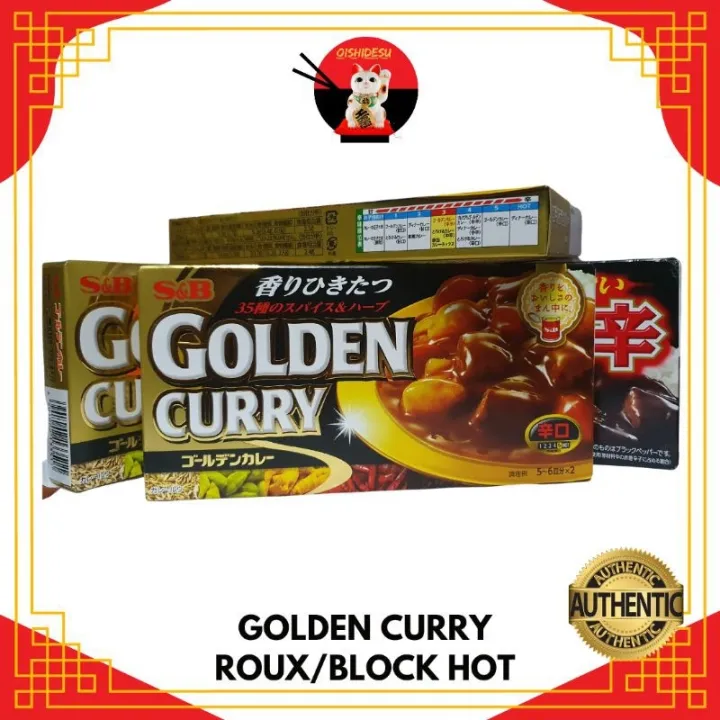 AKyrG45e Japanese Golden Curry Block/ Roux (Hot Medium Hot Mild Extra ...