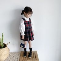 CUI YI SHOP 2023 and Korean Version Small Medium School College Baby Fashionable Suspender Skirt