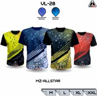 Vl Mizuno เสื้อเชิ้ต แขนยาว ลาย Volly Jersey ALLSTAR-TURKIS, L