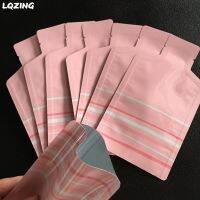 【DT】 hot  100x Pink/White Jars Shaped Aluminium Vacuum Sealing Liquid Bag Foil Mylar Cosmetic Cream Bags For Retail Packing Powder Pouches