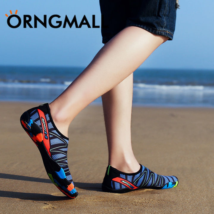 orngmall-รองเท้ากีฬาทางน้ำสำหรับผู้ชาย-รองเท้าว่ายน้ำรองเท้าผ้าใบสตรีกีฬาทางน้ำกีฬาทางน้ำรองเท้าแตะโต้คลื่นชายทะเลรองเท้ากีฬาน้ำหนักเบาสำหรับผู้ชายผู้หญิง