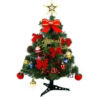 Hot Sale 30/45/60cm Christmas Tree Home Decoration PVC Artificial Xmas Ornaments Small Christmas Tree Party New Year 2023