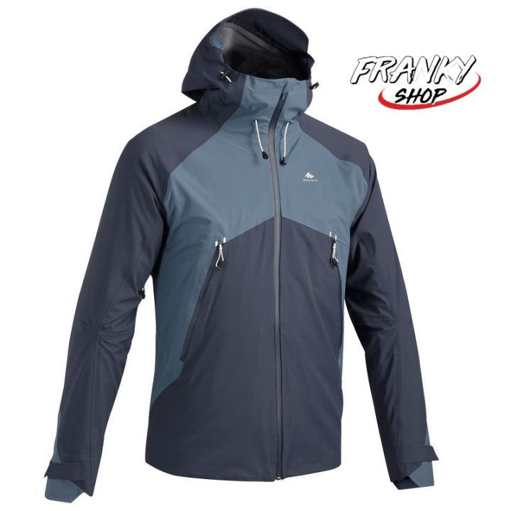 พร้อมส่ง-เสื้อแจ็คเก็ตสำหรับใส่เดินบนภูเขา-mens-hiking-lightweight-waterproof-jacket-mh500