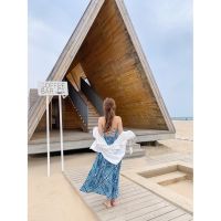 ✲✿✌  Bohemian beach dress female seaside resort in Thailand to exceed national wind backless dress long skirt fairy condole