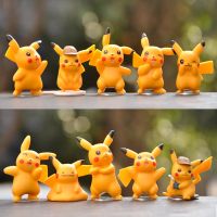 (Baixiang Flower City)   ✾ The New Mini Pikachu Blind Box Of Pokemon Kawaii Pet Elves Doll Furnishing Articles Desktop Decoration