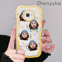 Chenyyka เคสปลอกสำหรับ Samsung J7นายก J7สำคัญ2 J2เคสยอดนิยมลายอิโมติคอนเด็กผู้หญิงสีสันสดใสขอบเนื้อครีมเคสกันกระแทกเคสโทรศัพท์โปร่งใสนิ่มเคสใสซิลิโคน