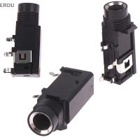 ERDU HITN 【Jettingbuy】 3pcs lot 6.35mm Jack stereo female socket connector audio adapter 4pin
