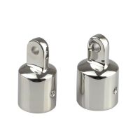 22mm 25mm Boat Marine Stainless Steel Eye End Cap Bimini Top Fitting Hardware 2x