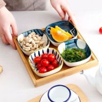 [COD] Ingredients dish dip ceramic creative tableware sauce seasoning snack fruit tray