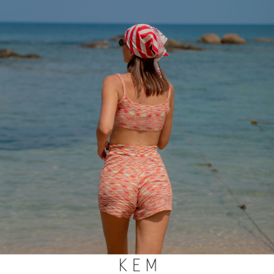 Kemissara Knit Shorts - Sunset