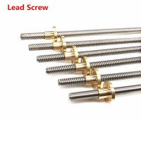 【HOT】❒ 2pc Lead Screw 1/2/4/8mm 8mm Pitch 2mm Trapezoidal Rod Threaded Reprap Printer part