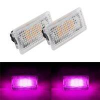 ไฟเท้ารถยนต์ Led 2ชิ้นไฟแบบล้อมรอบภายในรถเทสลารุ่น3 X S ไฟตกแต่งสร้างบรรยากาศอัตโนมัติท้ายรถ