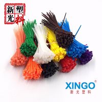 100pcs/bag 8 Color 3x100 3x100 Self-Locking Nylon Wire Cable Zip Ties Cable Ties White Black Organiser Fasten Cable