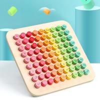 Montessori Educational Wooden Toys for Kids 99 Multiplication Table Math Educational Toys Early Learning Toys for Kids Children