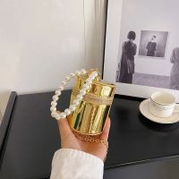 The New Trend Of Fashion Versatile Popular Niche Design Temperament Female Pearl Senior Sense Chain Handheld Crossbody Mini Bag