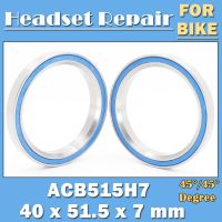 แบริ่งอุปกรณ์ติดตั้งท้ายจักรยาน Acb515h7 40*51.5*7มม. 45/45องศา2ชิ้น Acb สายใช้ในจักรยาน Mtb K515สัมผัสแบริ่งจักรยานเชิงมุม