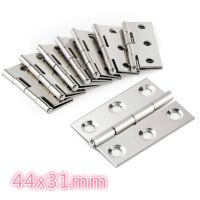 20 Pcs Door Connector Accessories Durable Furniture Home 6 Mounting Holes Stainless Steel Hinges Window Cabinet Jewelry Box Door Hardware Locks