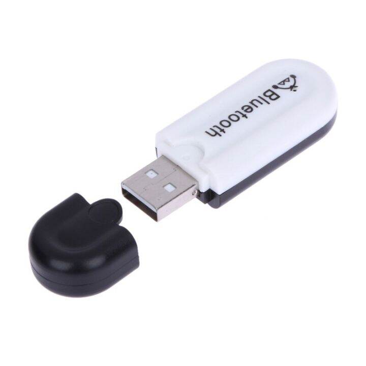 ตัวรับสัญญาณเสียงเพลงดองเกิ้ลอะแดปเตอร์-a2dp-usb-ที่เข้ากันได้บลูทูธแฮนด์ฟรีไร้สายสเตอริโอรถยนต์3-5มม-สำหรับออโต้-aux