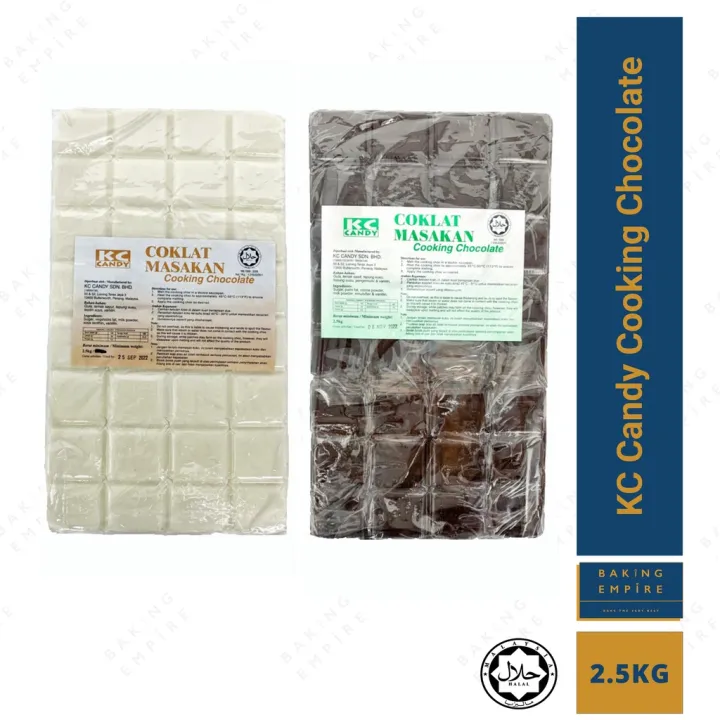 KC Candy Cooking Chocolate 2.5kg ( Dark / White ) Lazada