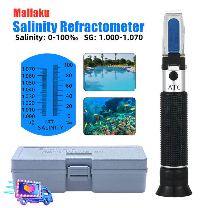【COD】0100‰ Salinity refractometer 1.0001.070SG Salinity Seawater